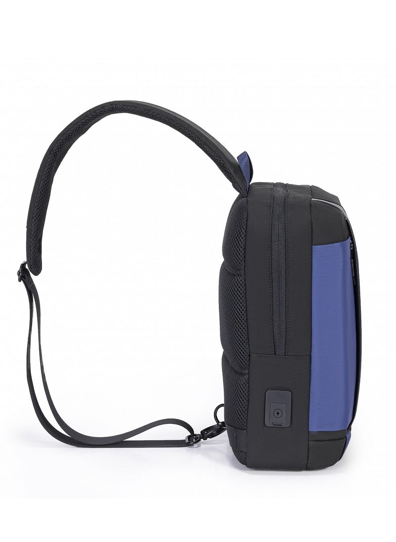 porodo - Lifestyle Sling Bag with Fingerprint, Apple Find My Locator, and USB type - Image 1
