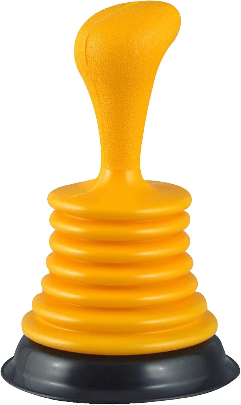 PLUMB CRAFT Powerful Mini Home Plunger for All Drain Types - 7.5" Height - Image 1