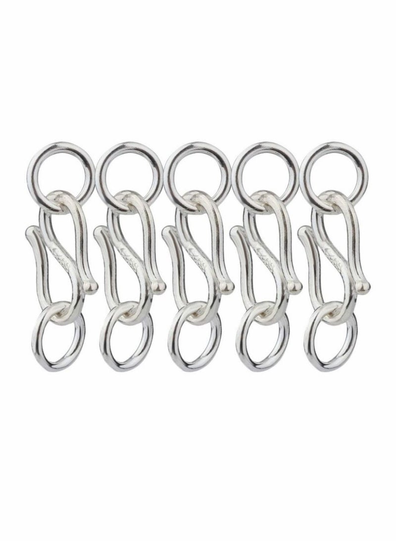 Jewelry Connector Buckle Silver S-Shaped Hook Buckle DIY Bracelet Necklace Jewelry Making Accessories - Image 1