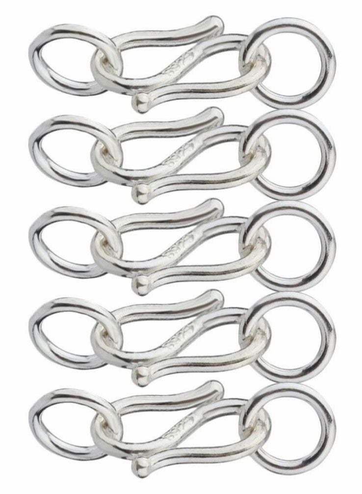 Jewelry Connector Buckle Silver S-Shaped Hook Buckle DIY Bracelet Necklace Jewelry Making Accessories - Image 2