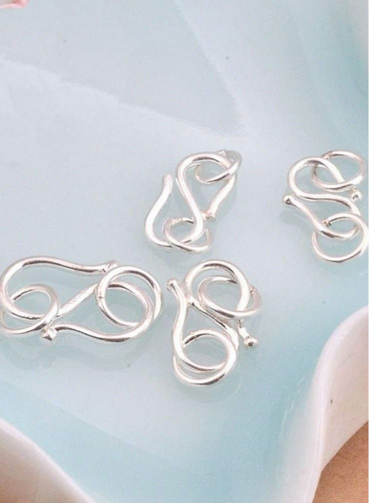 Jewelry Connector Buckle Silver S-Shaped Hook Buckle DIY Bracelet Necklace Jewelry Making Accessories - Image 5