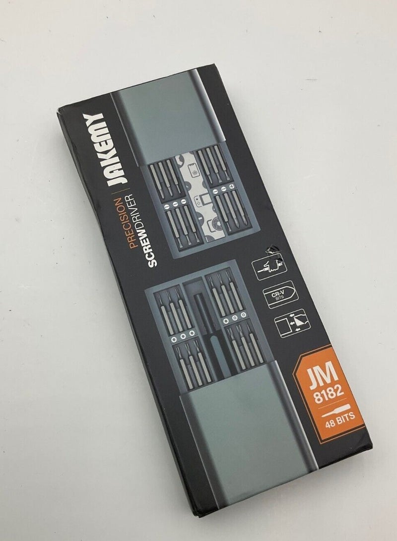 JAKEMY JM-8182 Professional Multi-Purpose Screwdriver Set, 48-in-1 Aluminum Alloy Precision Screwdriver Repair Tool Set for Mobile Phone Disassembly - Image 2