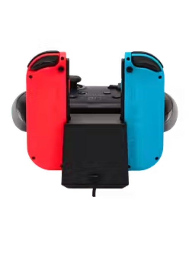 باور أيه Power A Pro Controller and Joy-Con Charging Base for Nintendo Switch - Black - Image 2