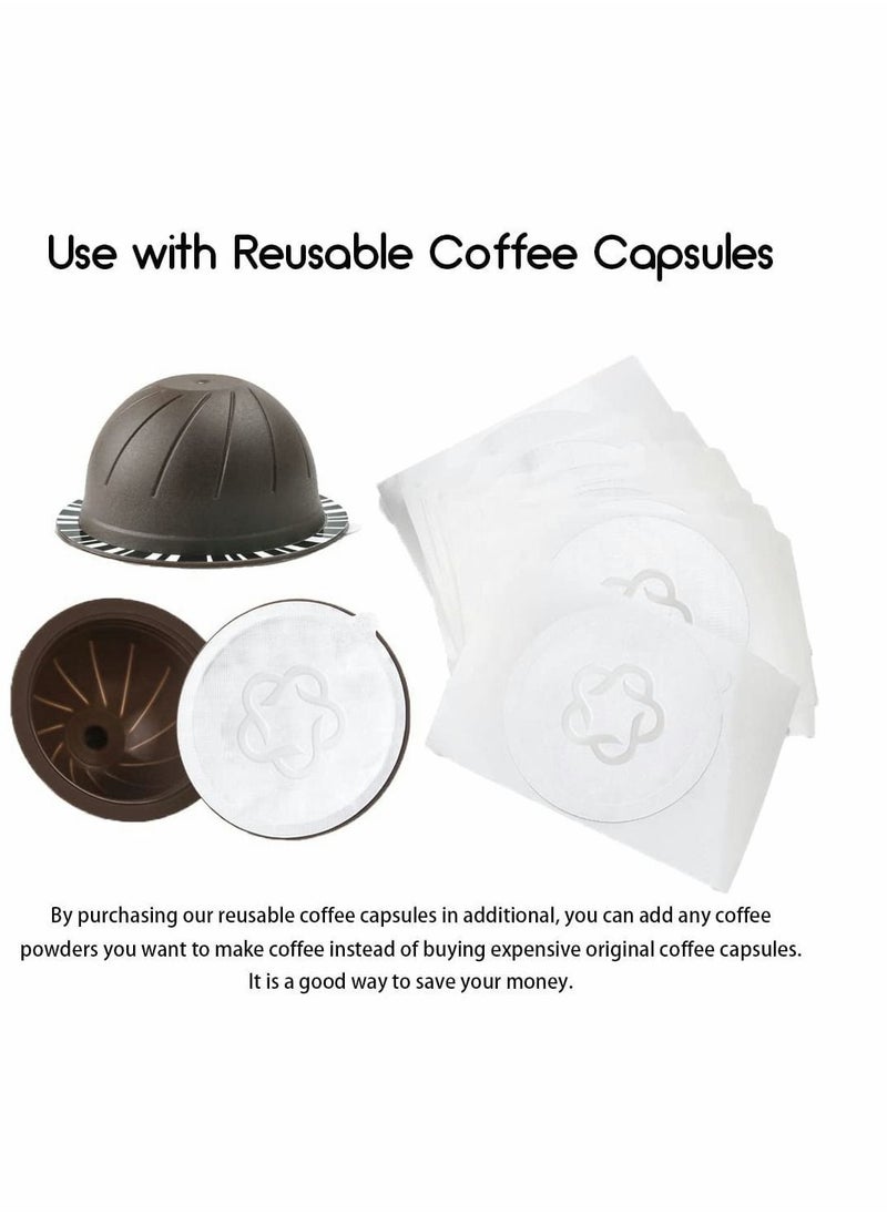 Y&D - Coffee Pods Seal Lids, Reusable Aluminum Foil Sticker Seals Lids Compatible with Nespresso Vertuoline Capsules (50pcs) - Image 1