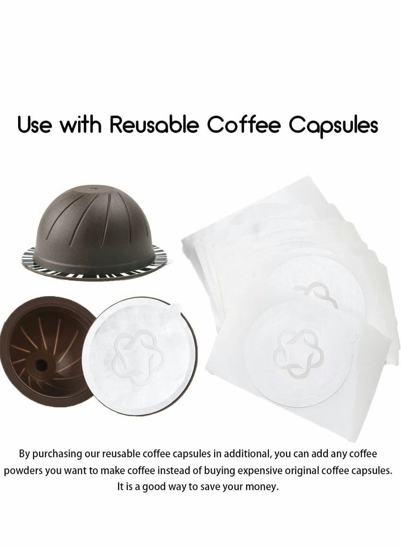 Y&D - Coffee Pods Seal Lids, Reusable Aluminum Foil Sticker Seals Lids Compatible with Nespresso Vertuoline Capsules (50pcs) - Image 1
