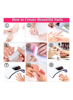 ORiTi Nail Tool Kit Pink/White/Green  - Image 3