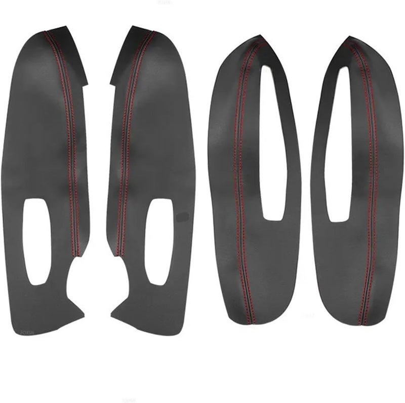 QASULER Microfiber Leather Door Armrest Panel Cover for Renault Kadjar - Image 1