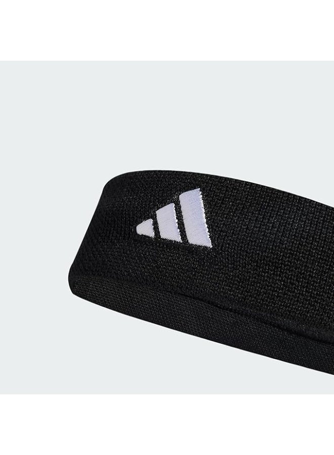 اديداس عصابة رأس ريبوك – أسود، تمتص العرق للأداء الرياضي أثناء الجري والتدريب والصالة الرياضية - Image 4
