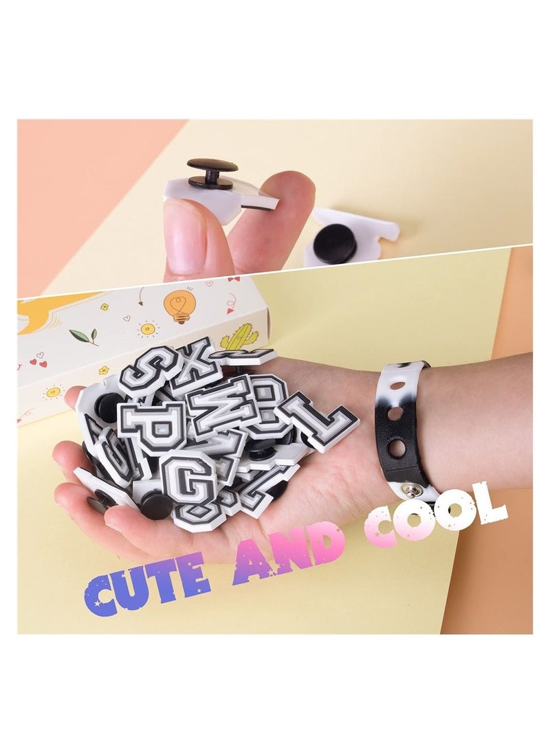 Captaintech Shoe Decoration Charms,Shoe Charms for Croc,37 Pcs Letters Numbers Shoe,A-Z Letters & 0-9 Numbers for Bracelets,Decoration for Boys and girls Teens Party Favor Birthday Gifts  - Image 3