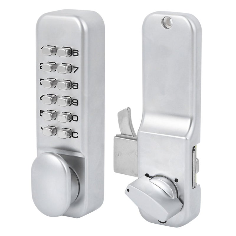 1‑11 Digits Mechanical Combination Lock Sliding Door Keyless Access for Kitchen Office Balcony - Image 2