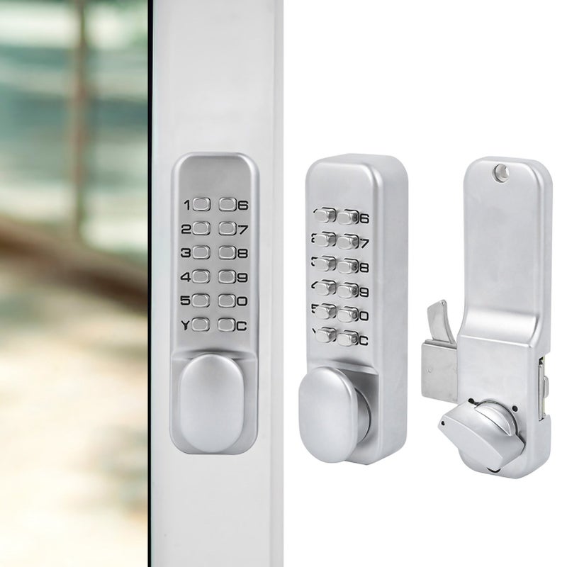 1‑11 Digits Mechanical Combination Lock Sliding Door Keyless Access for Kitchen Office Balcony - Image 3