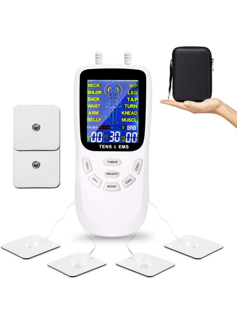 هولامي 🔥 هذا الجهاز نفد من المخزون 3 مرات في السعودية! جهاز علاج الألم TENS & EMS – مثالي للمنزل، المكتب، النادي، والقيادة الطويلة 🚗💆‍♂️ - Image 1