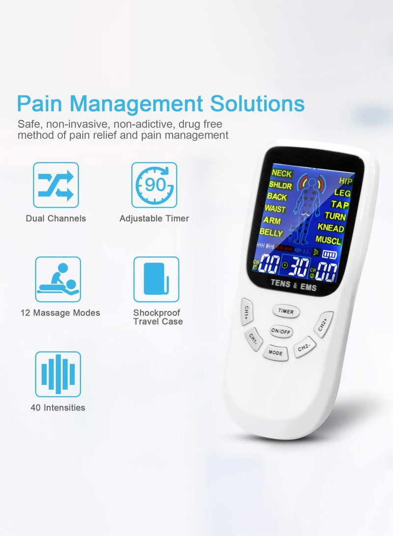 هولامي 🔥 هذا الجهاز نفد من المخزون 3 مرات في السعودية! جهاز علاج الألم TENS & EMS – مثالي للمنزل، المكتب، النادي، والقيادة الطويلة 🚗💆‍♂️ - Image 4