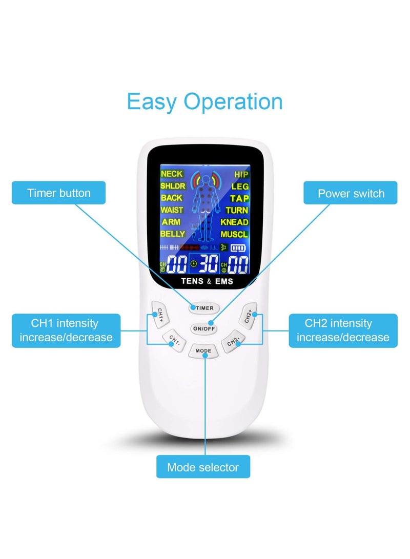 هولامي 🔥 هذا الجهاز نفد من المخزون 3 مرات في السعودية! جهاز علاج الألم TENS & EMS – مثالي للمنزل، المكتب، النادي، والقيادة الطويلة 🚗💆‍♂️ - Image 5