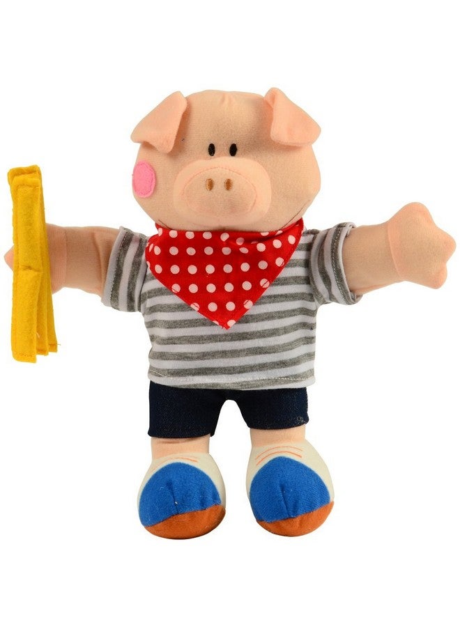 Constructive Playthings "The Three Little Pigs" Wolf and Pig Puppet Set from The Childhood Favorite Book - Image 5