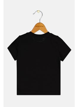 DSQUARED2 Kids Girl Brand Logo Short Sleeve Top, Black  - Image 2