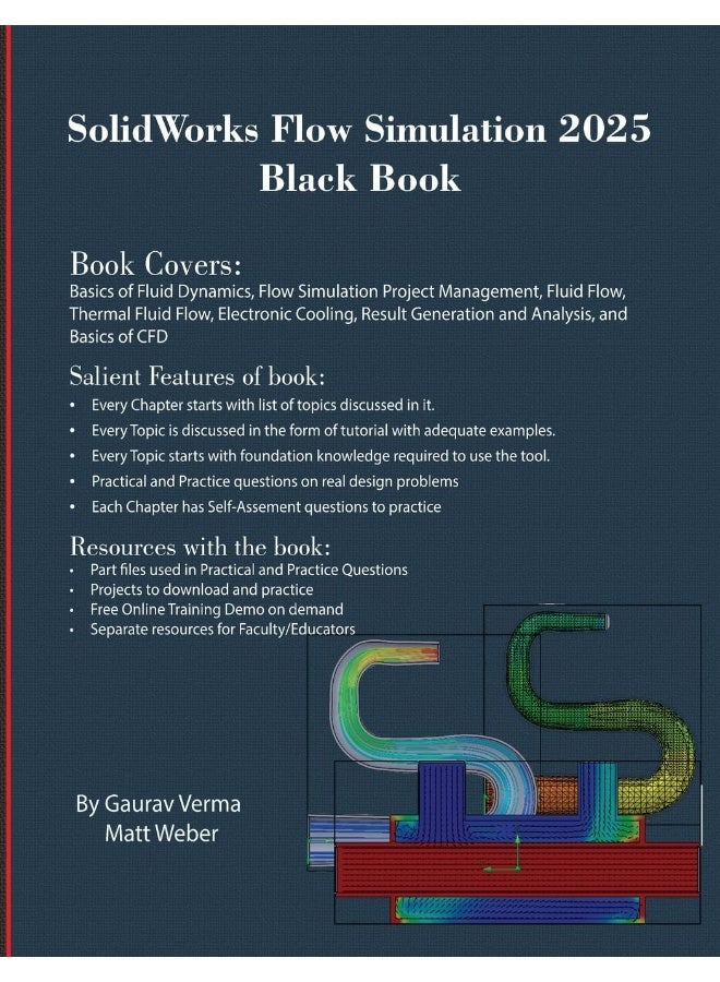 SolidWorks Flow Simulation 2025 Black Book - Image 1