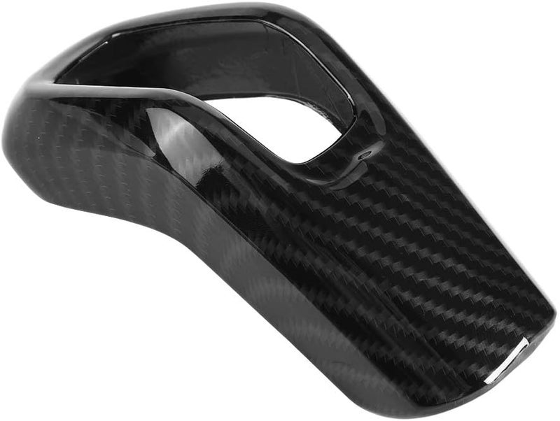 KIMISS Carbon Fiber Gear Shift Knob Cover Trim for Land Rover Range Rover Sport 2014-2017 - Image 1