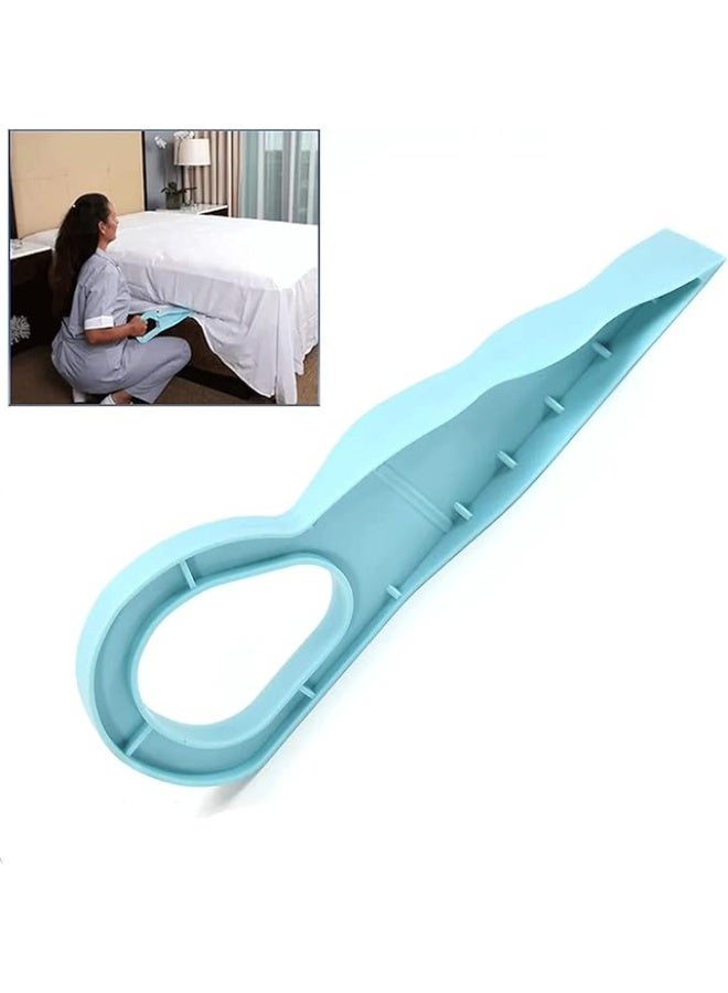 AWCT 32Cm Bed Making Tool, Plastic Mattress Lifter Bedsheet Tucker Tool Easy to Use Neatly and Easy Bed Tucker Tool (Blue Big Size) - Image 1