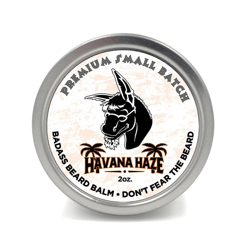 Badass Beard Care Beard Balm - The Havana Haze, 2 Ounce - All Natural Ingredients, Keeps Beard and Mustache Full, Soft and Healthy, Reduce Itchy and Flaky Skin, Promote Healthy Growth - Image 2