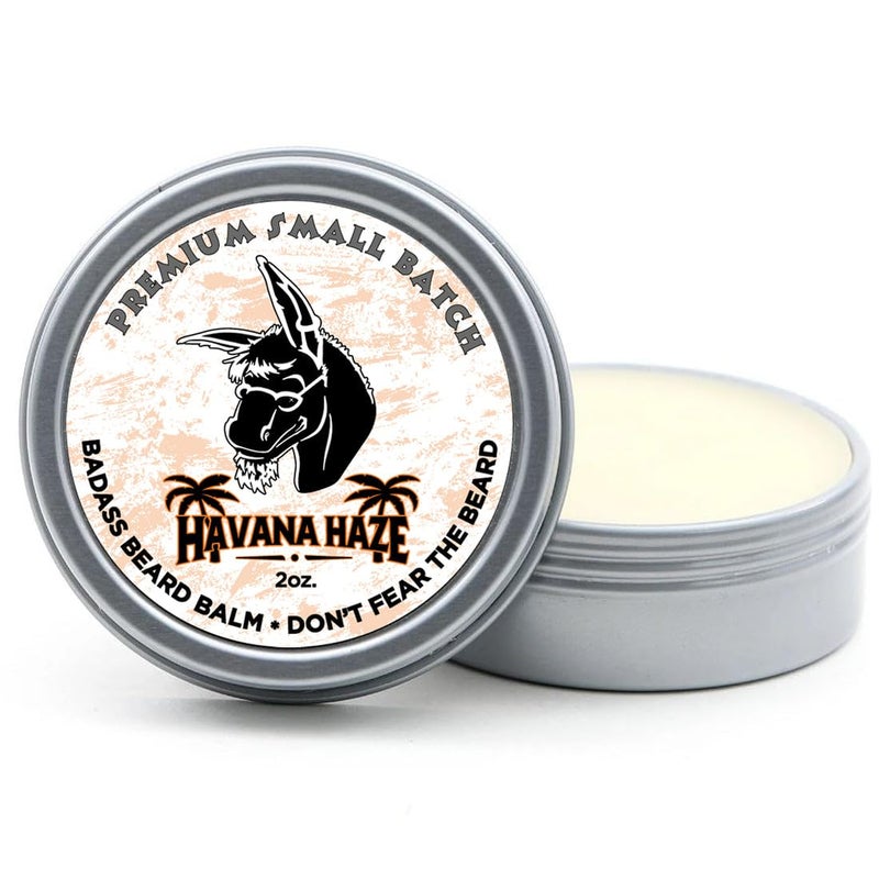 Badass Beard Care Beard Balm - The Havana Haze, 2 Ounce - All Natural Ingredients, Keeps Beard and Mustache Full, Soft and Healthy, Reduce Itchy and Flaky Skin, Promote Healthy Growth - Image 3