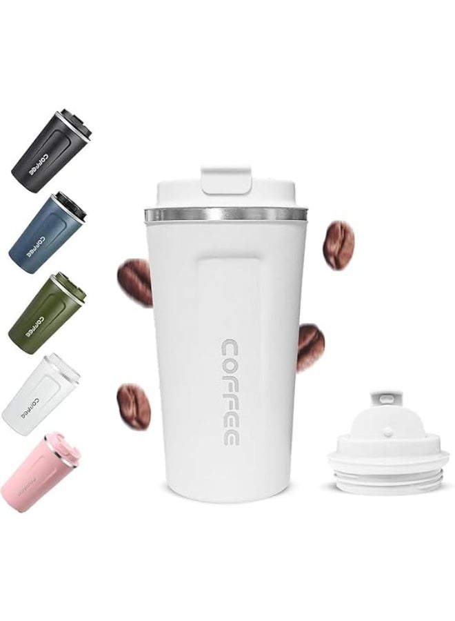 Vacuum Insulated Coffee Mug White 510ml - Image 1