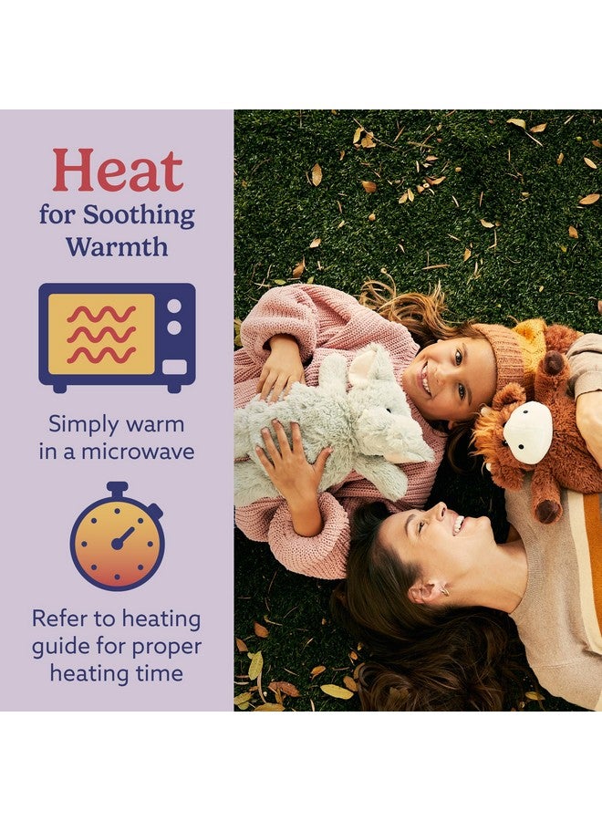 warmies Microwavable & Weighted Stuffed Animals, Gray Elephant - Heated Stuffed Animal Plushie for Warmth & Comfort - Cute Soft Plush Toys for Boys, Girls, Babies & Toddlers - Image 5