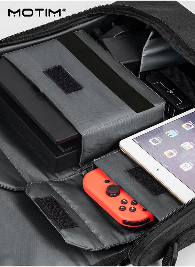Motim - Carrying Case for Nintendo Switch/Nintendo Switch Lite, Waterproof Crossbody Bag Gaming Case for Accessories, Multifunctional Console Case Travel Bag, Large Capacity - Image 1