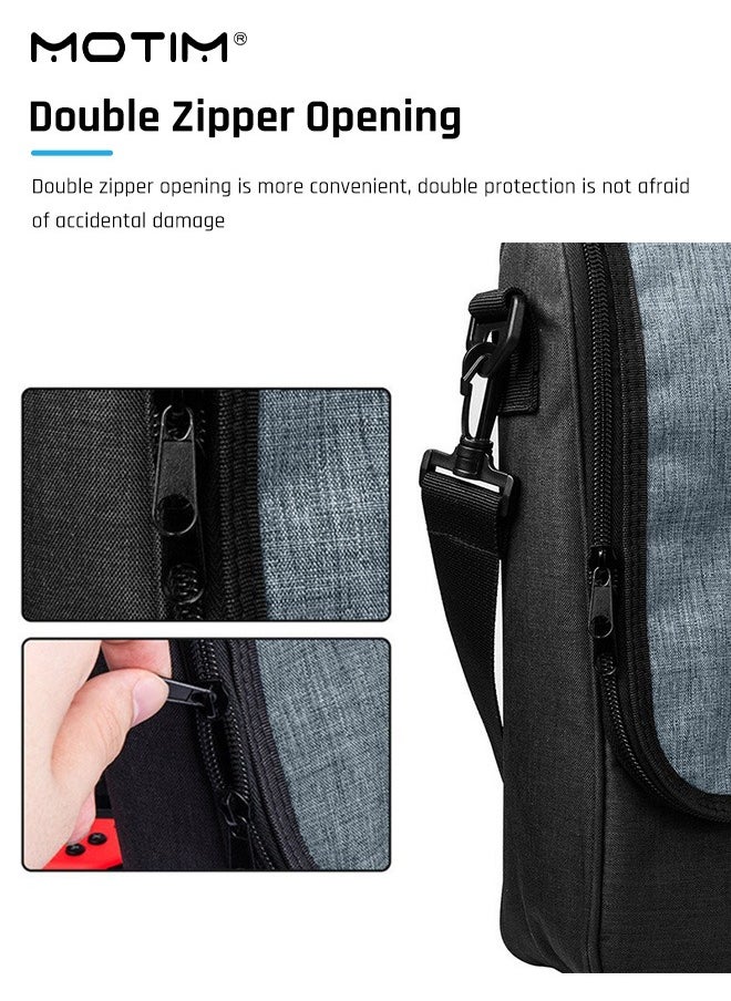 Motim - Carrying Case for Nintendo Switch/Nintendo Switch Lite, Waterproof Crossbody Bag Gaming Case for Accessories, Multifunctional Console Case Travel Bag, Large Capacity - Image 1