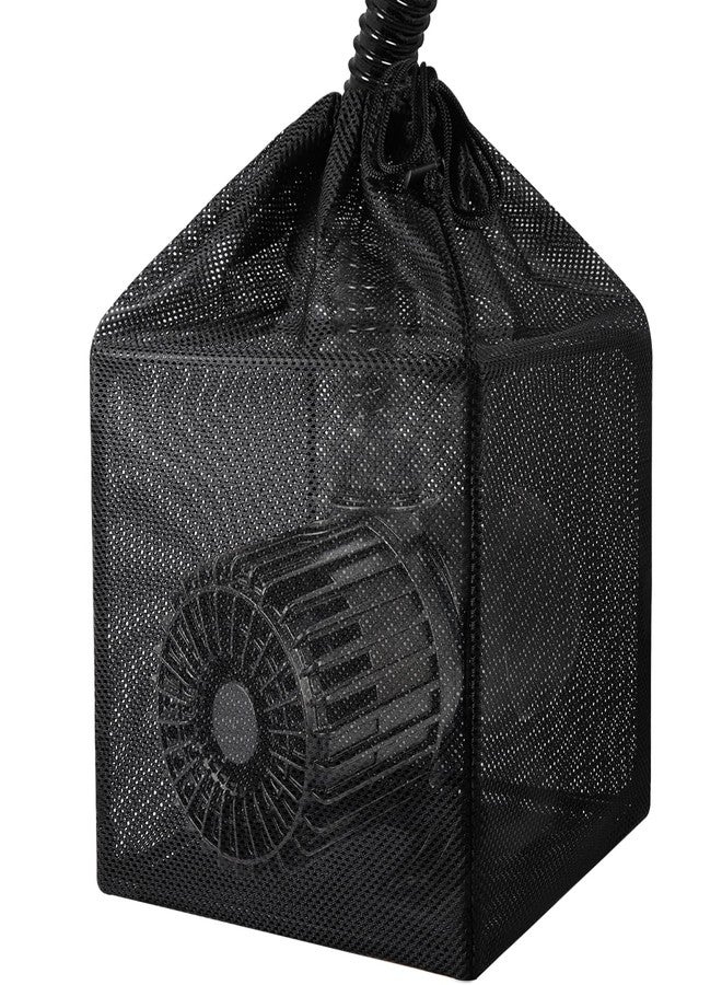 Hecaty Pond Filter Bag, Pump Barrier Bag, Anti-Clogging Cube Filter Box, Black Media Bag Pump Mesh Bag for Outdoor Water Fish Ponds(10 inch) - Image 1