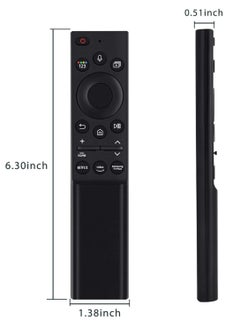ELTRAZONE Original Voice Remote Control - BN59-01357A | Solar Charging & USB-C Rechargeable | Full Function Replacement for Samsung 2021, 2022, and 2023 Smart TVs | Also Compatible with BN59-01358F | Ergonomic Design & Quick Access Buttons  - Image 2