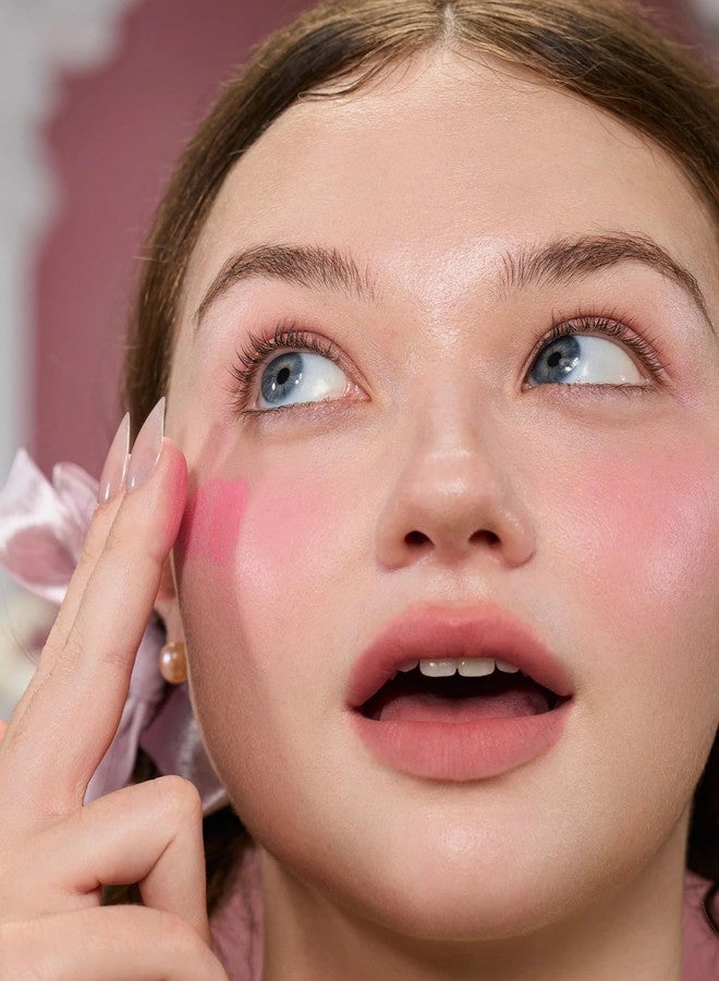 Flower Knows Strawberry Cupid All Day Glow Liquid Blush,Water- & Sweat-Resistant Blush for Cheeks,Blendable Dewy Finish with Hydrating Formula(Region-S03 Pink Gemstone,0.25 Fl Oz) - Image 5