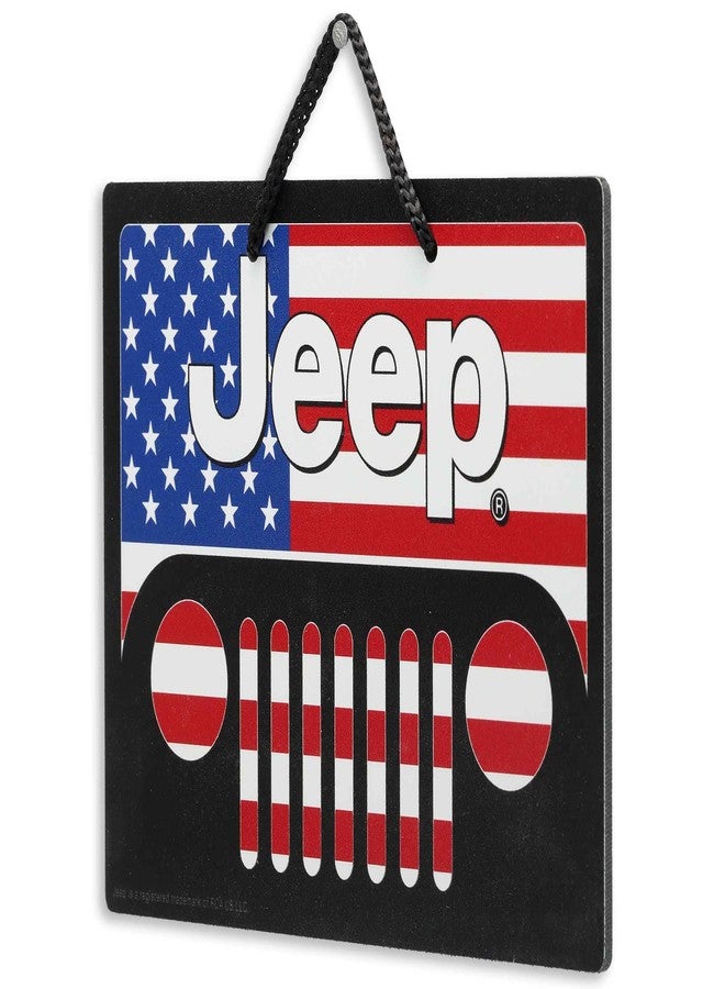 أوبن رود براندز لوحة معدنية معلقة عليها شعار جيب وعلم أمريكي - لوحة جيب كلاسيكية وطنية للجراج أو الورشة أو ركن الرجل - Image 2