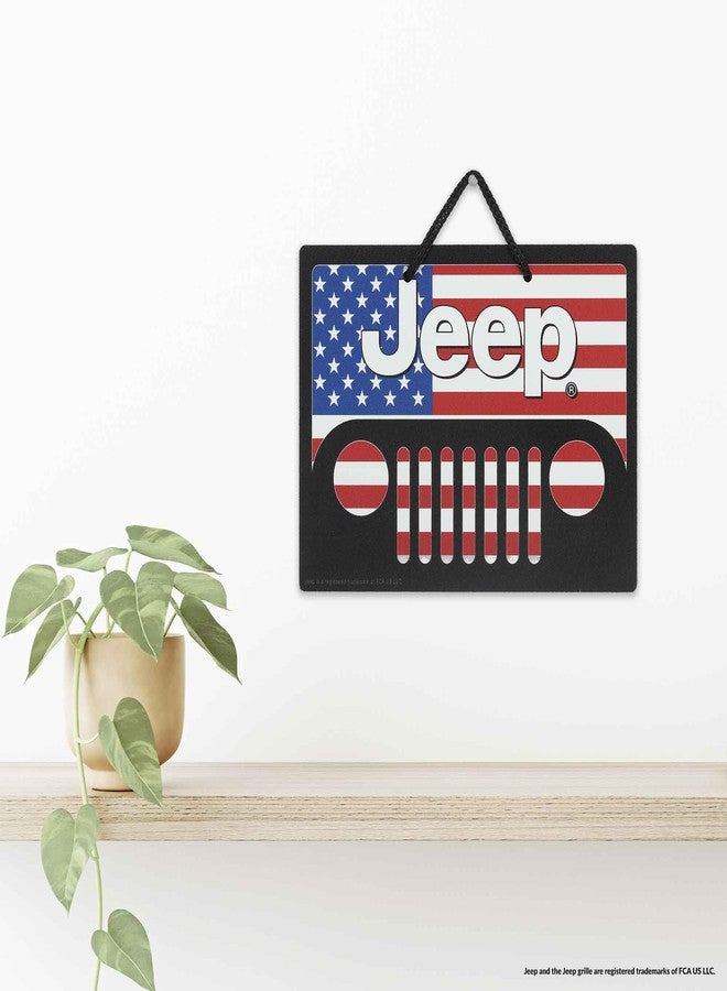 أوبن رود براندز لوحة معدنية معلقة عليها شعار جيب وعلم أمريكي - لوحة جيب كلاسيكية وطنية للجراج أو الورشة أو ركن الرجل - Image 5
