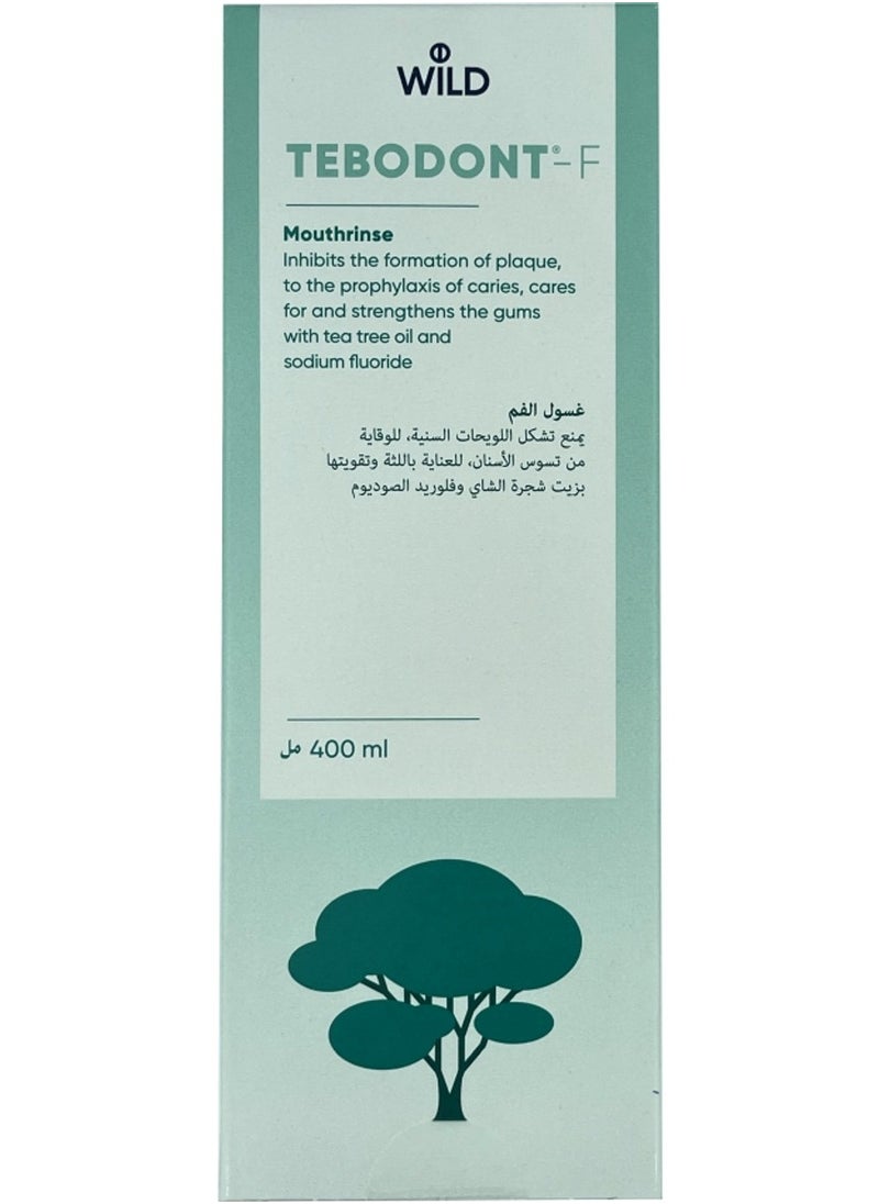 WILD TEBODONT-F MOUTH RINSE 500 ML 