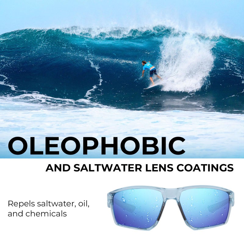 KastKing Osage Polarized Sport Sunglasses for Men and Women, Ideal for Driving Fishing Cycling Running, UV Protection - Image 3