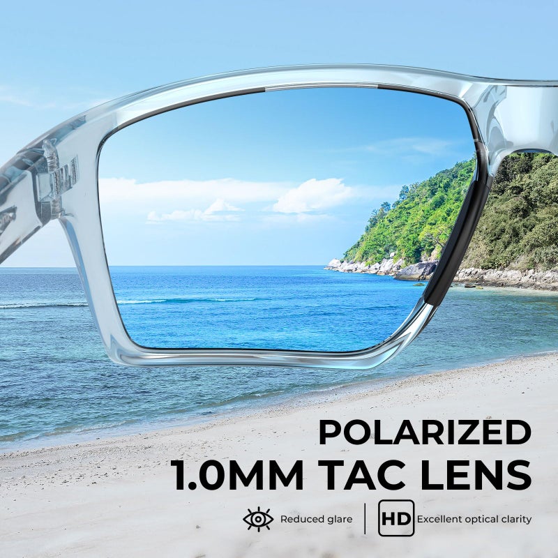 KastKing Osage Polarized Sport Sunglasses for Men and Women, Ideal for Driving Fishing Cycling Running, UV Protection - Image 5
