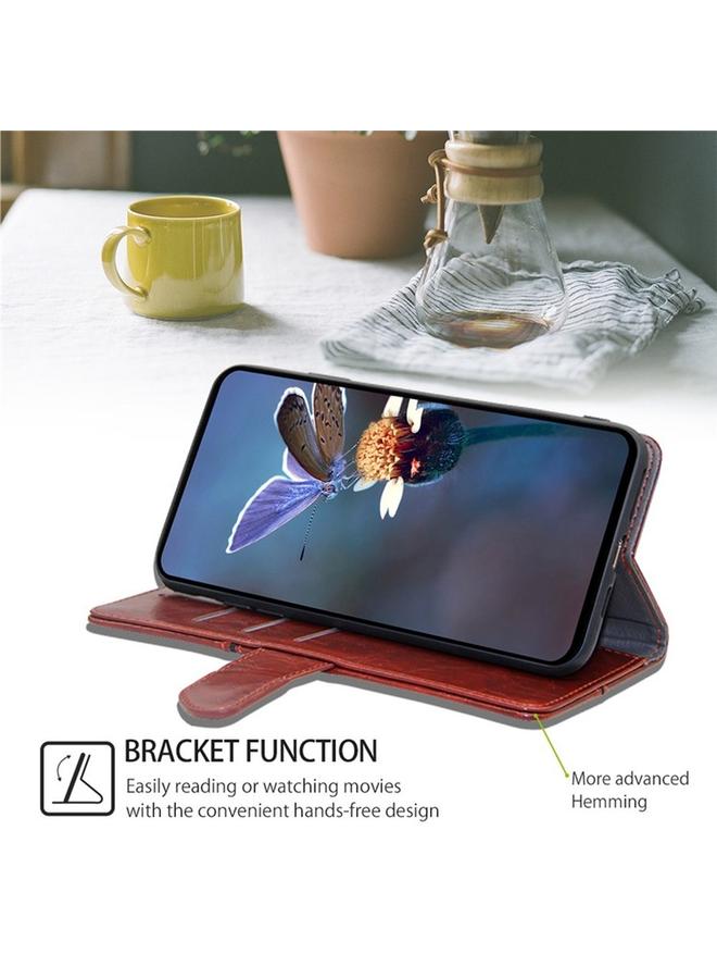 S-TOP Case For OPPO A3 5G India Geometric Stitching Leather Phone Case - Image 3