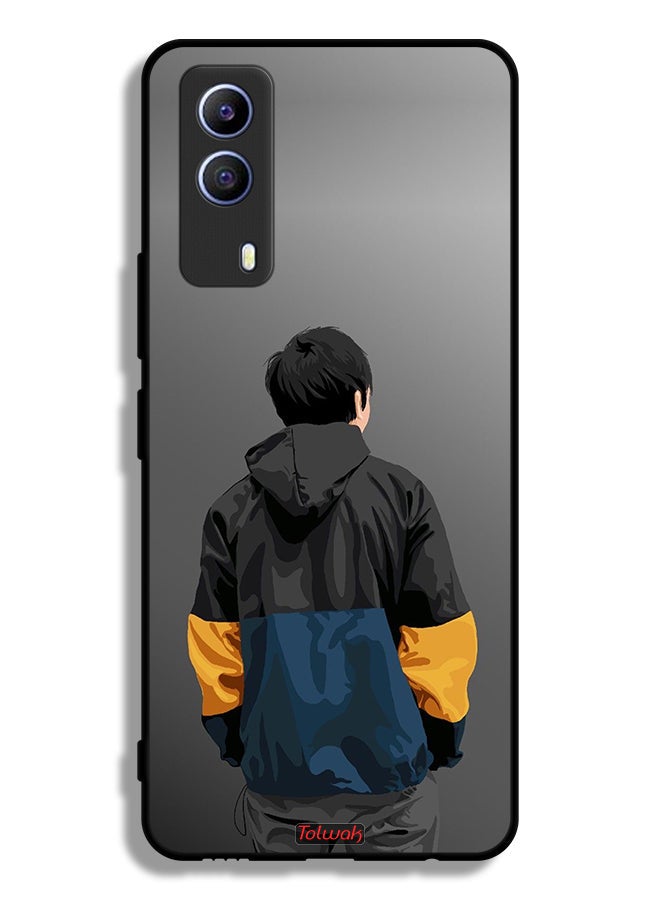 Tolwak Vivo T1x Protective Case Cover Boy Portrait Art - Image 2