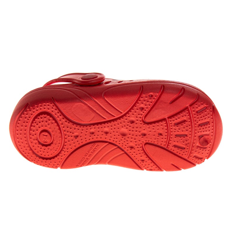 Josmo Kids Cars Clog Sandal Waterproof Slip-On Slides for Boys Lightning McQueen Closed Toe Clogs with Backstrap - Crimson Size 7-8 Toddler - Image 2