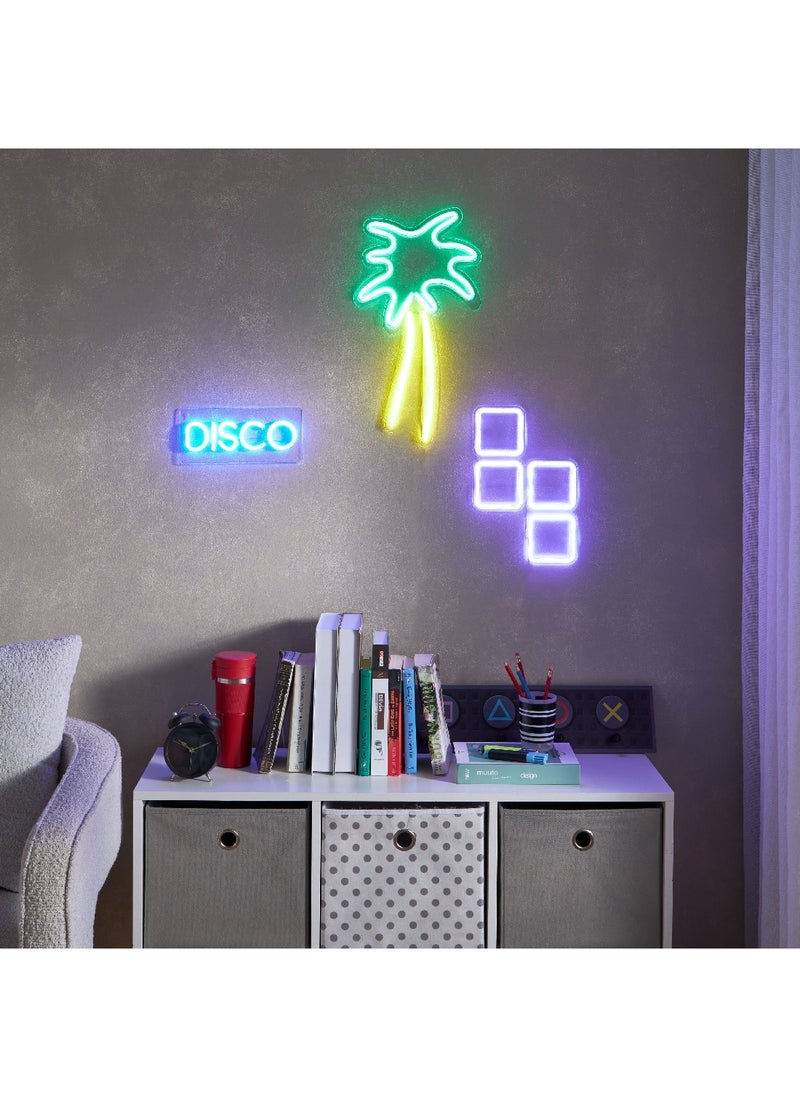 Home Box - Lyn Blocks Frame LED Neon Light 30 x 20 x 2 cm - Image 1