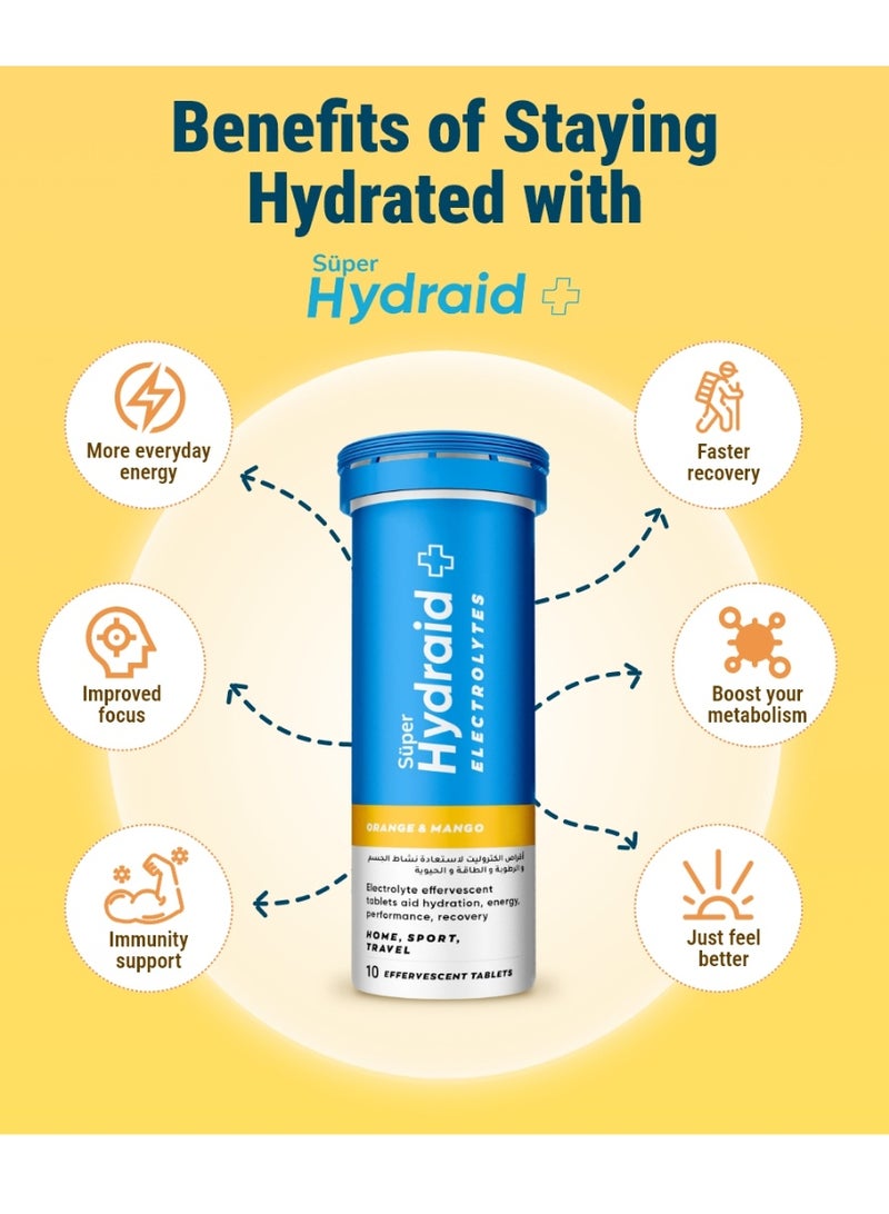 Super Hydraid Plus Electrolyte Drink Mix Orange & Mango - Image 2