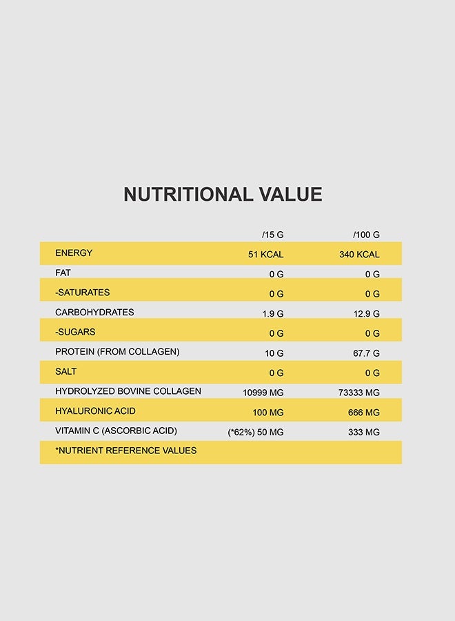 QNT COLLAGEN CARE Powder | 390g | Orange Flavour, Hydrolysed Collagen, Vit C & Hyaluronic Acid - Image 5