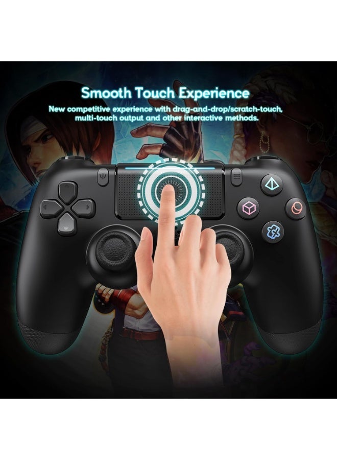 Third party دراع تحكم لاسلكي لسوني بلايستيشن 4، متوافق مع كونسول Play4/Slim/Pro، موتور اهتزاز مزدوج بـ 6 محاور مع عصا تحكم مطورة وصوت ولوحة لمس وبطارية 800 مللي أمبير، أحمر تمويهي - Image 4