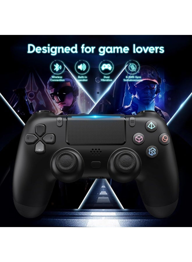 Third party دراع تحكم لاسلكي لسوني بلايستيشن 4، متوافق مع كونسول Play4/Slim/Pro، موتور اهتزاز مزدوج بـ 6 محاور مع عصا تحكم مطورة وصوت ولوحة لمس وبطارية 800 مللي أمبير، أحمر تمويهي - Image 2