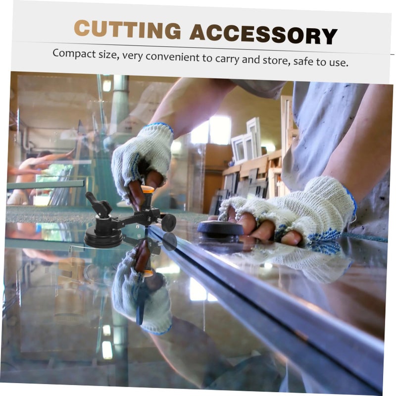 3 Piece Glass Circle Cutter Tool With Suction Cup For Thick Glass Hobbyist Use - Image 4