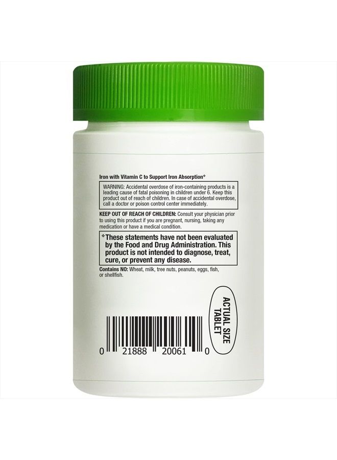 Rainbow Light Complete Iron Mini-Tabs, Gently Encourages Healthy Iron Levels by Promoting Iron Absorption with Ferractiv Iron, Vitamin C and Ginger, Vegan, Gluten-Free, Non-Constipating, 60 Tablets - Image 5
