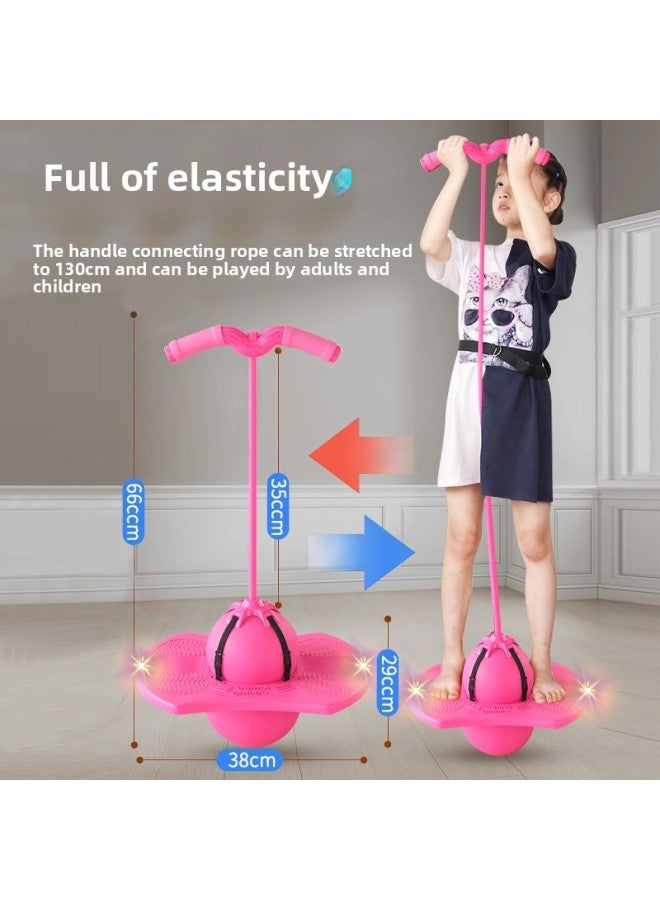 Loquat Luminous Jumping Ball Children's Bouncing Ball Adult Balance Fitness Bouncing Ball Kindergarten Kids Frog Bounce Toy-Color:Upgraded Handle Removable (luminous Frog❤️Green) Load-bearing 290kg Free Ai - Image 5