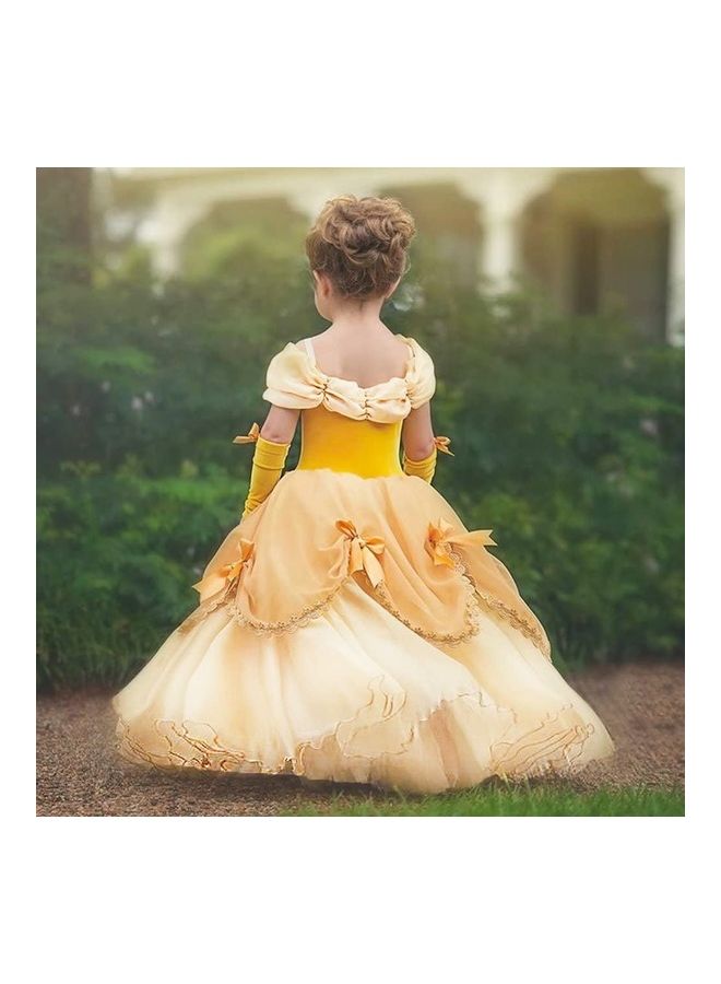 NIBEMINENT Princess Party Costume Dress 140cm - Image 4