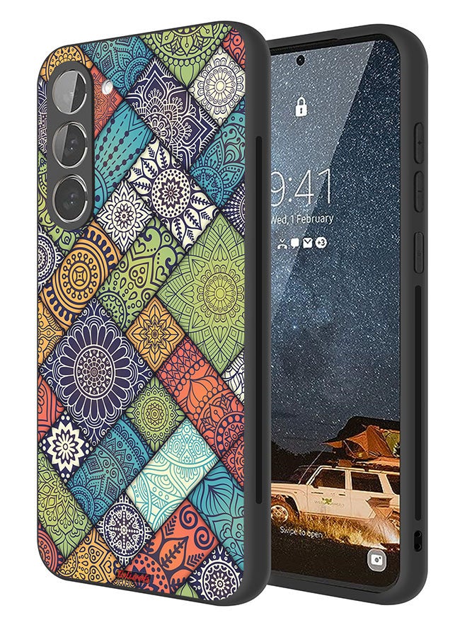 Tolwak Samsung Galaxy S23 Plus 5G Protective Case Cover Mandala Pattern - Image 1